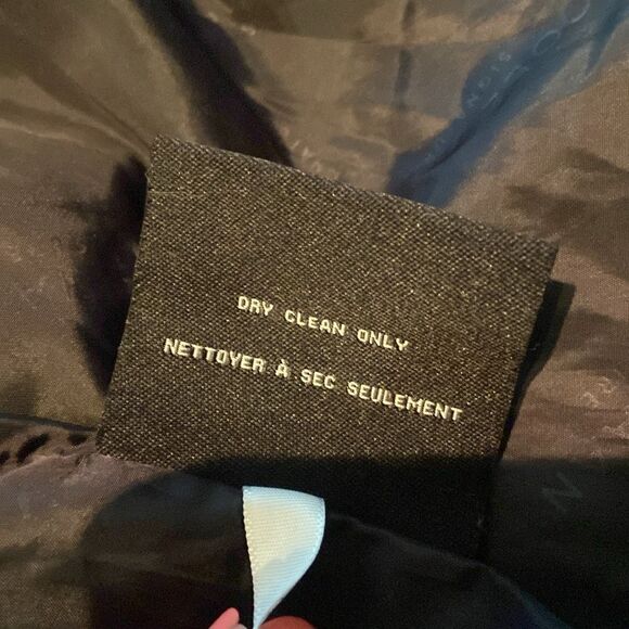 Women's Black Cole Haan Signature Wool Coat size 4 - Picture 8 of 15